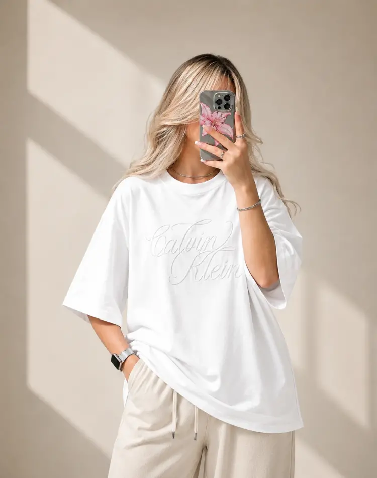 خرید تیشرت کالوین کلین CalvinKlein اصل ماکان یونیسکس کد 1227